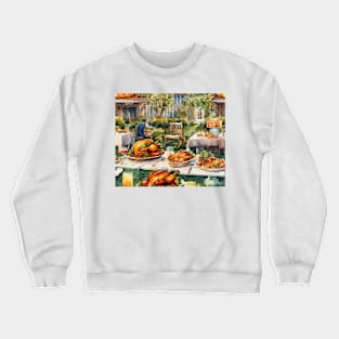 Holiday , Thanks Giving , Pumpkin , Turkey , Party Crewneck Sweatshirt